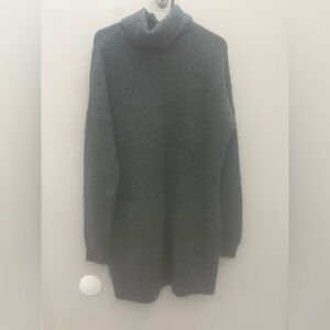 Abercrombie & Fitch Charcoal Turtleneck Sweater